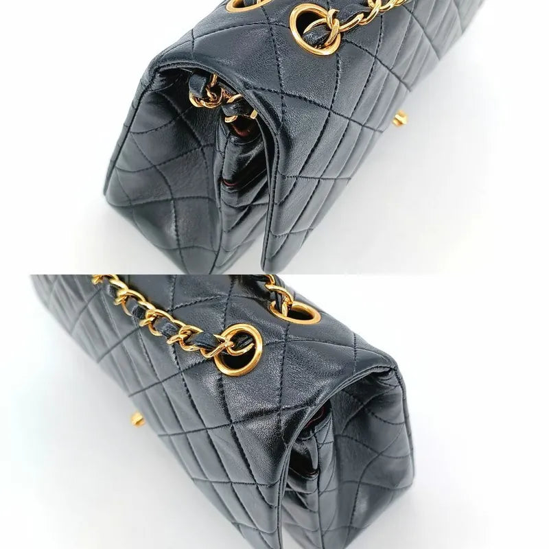 ra205-chanel-vintage-black-lambskin-25cm-classic-flap-bag