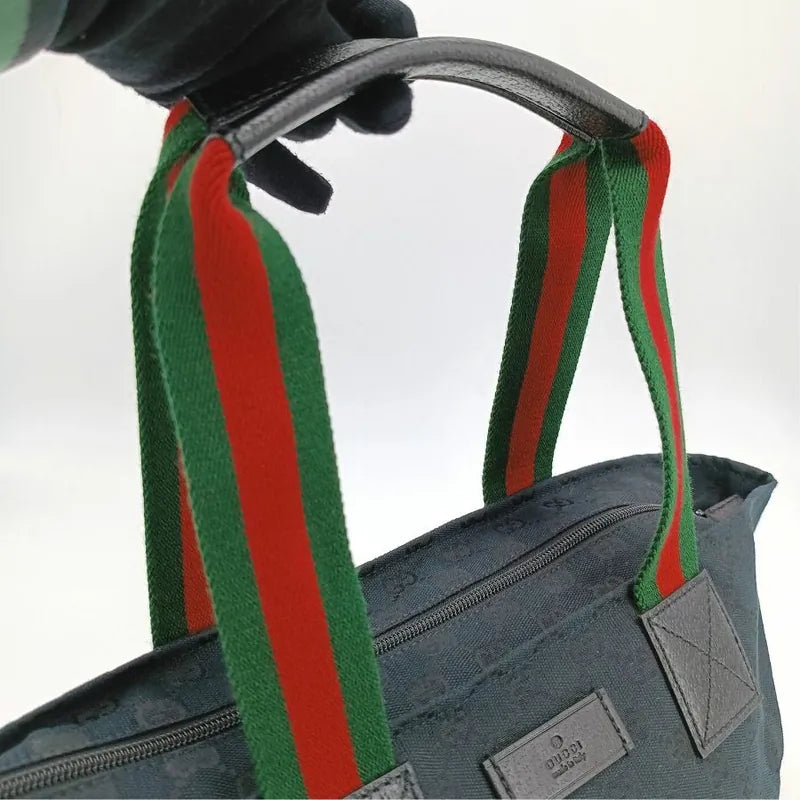 js915-gucci-black-canvas-tote-bag