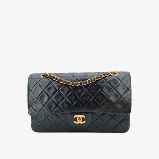 90204306-chanel-vintage-black-lambskin-25cm-classic-flap-bag
