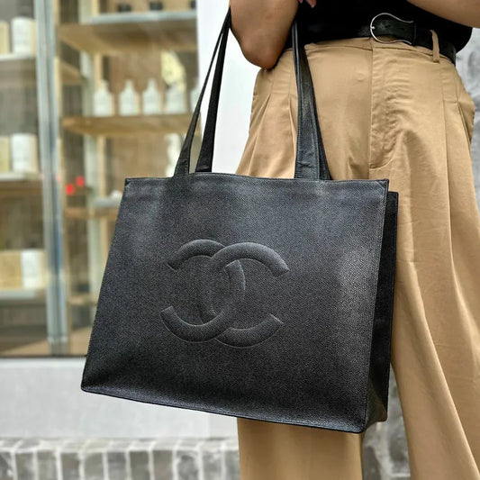 jt932-chanl-vintage-black-caviar-leather-cc-mark-tote-bag