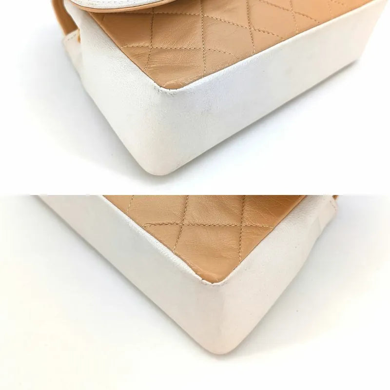 jt342-chanel-vintage-bicolor-beige-white-lambskin-quilted-flap-bag