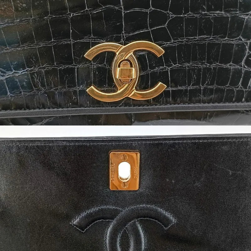 jt298-chanel-vintage-black-crocodile-skin-flap-bag