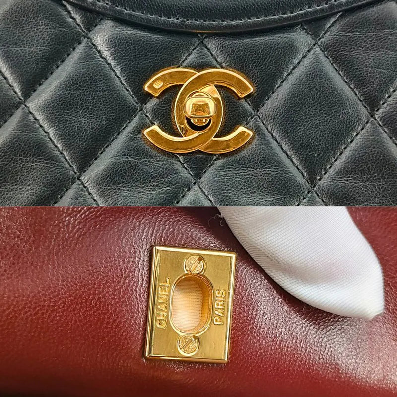 rb538-chanel-vintage-black-lambskin-quilted-31-tote-bag