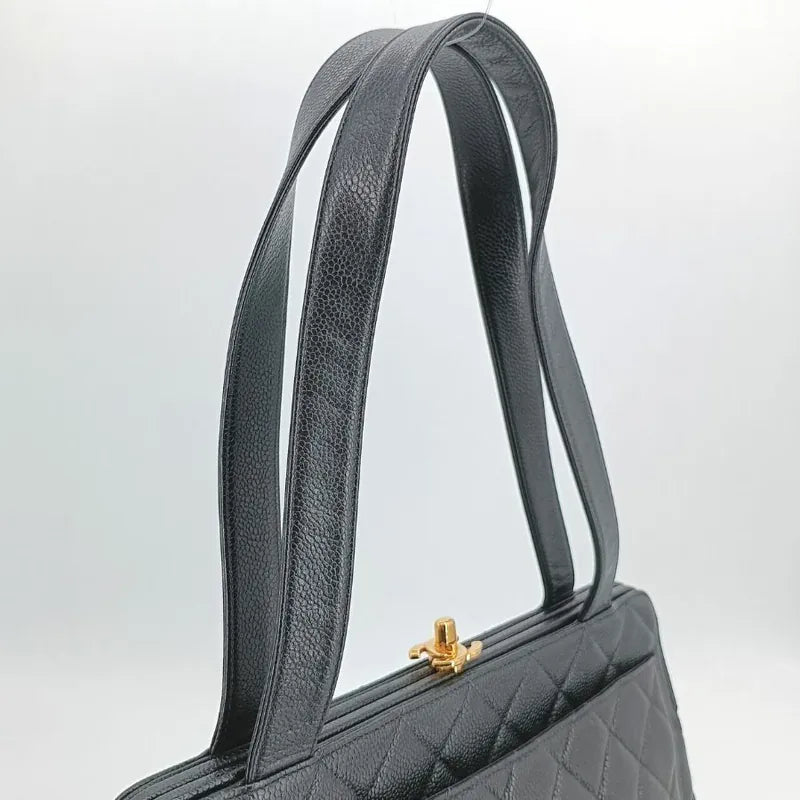jt784-chanel-vintage-black-caviar-leather-kisslock-tote-bag