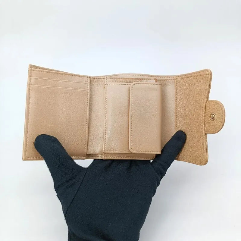 js690-chanel-beige-caviar-leather-classic-small-flap-wallet