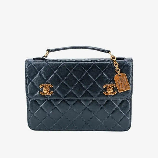 ra489-chanel-vintage-navy-lambskin-double-turnlock-flap-bag