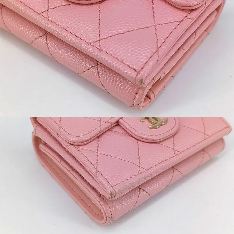 jt401-chanel-light-pink-caviar-leather-classic-small-flap-wallet