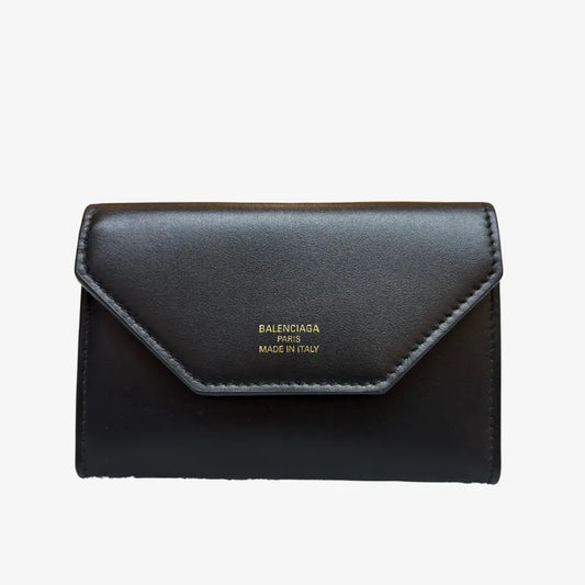 JU977 - BALENCIAGA Black Calf skin Key Bag