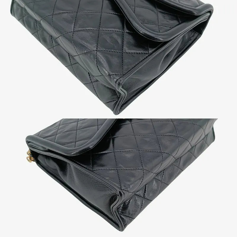 ra799-chanel-vintage-black-lambskin-asymmetric-flap-bag
