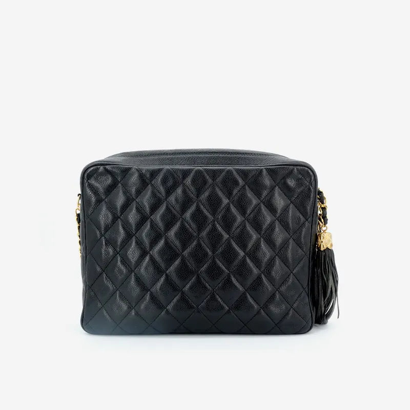 jm888-chanel-vintage-black-caviar-leather-tassel-camera-bag