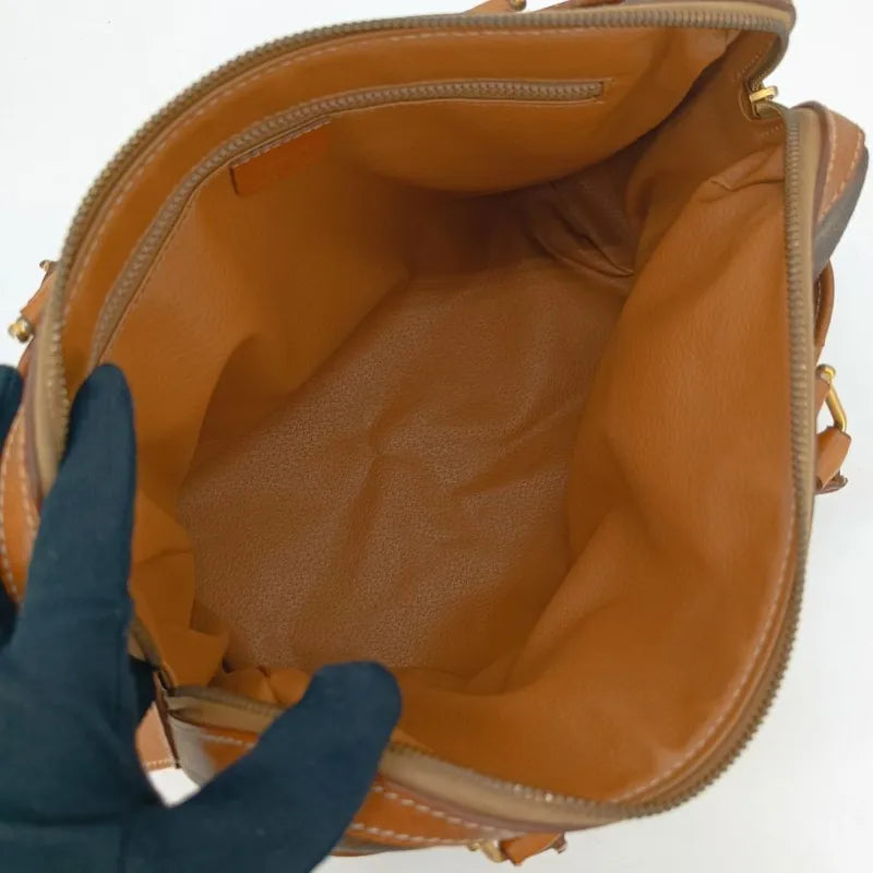 jt503-celine-brown-canvas-macadam-blason-handbag