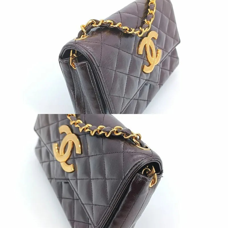 jr621-chanel-vintage-brown-lambskin-pointed-flap-bag