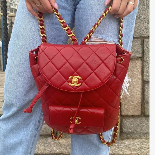 c351-chanel-vintage-red-lambskin-duma-backpack