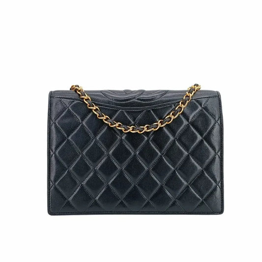 jr927-chanel-vintage-black-lambskin-quilted-flap-bag