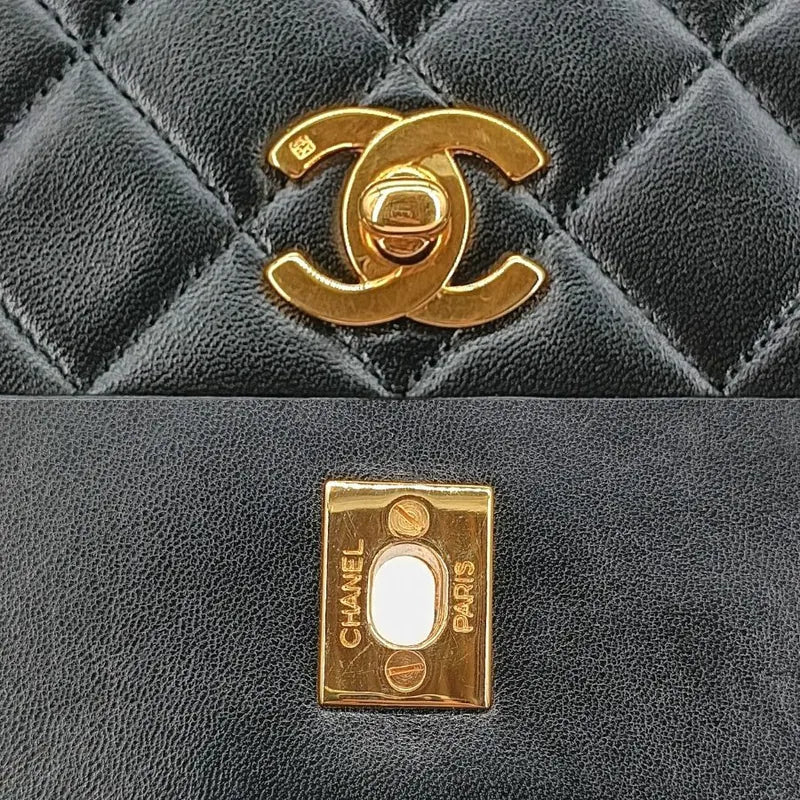 jt761-chanel-vintage-black-lambskin-trapezoid-flap-bag