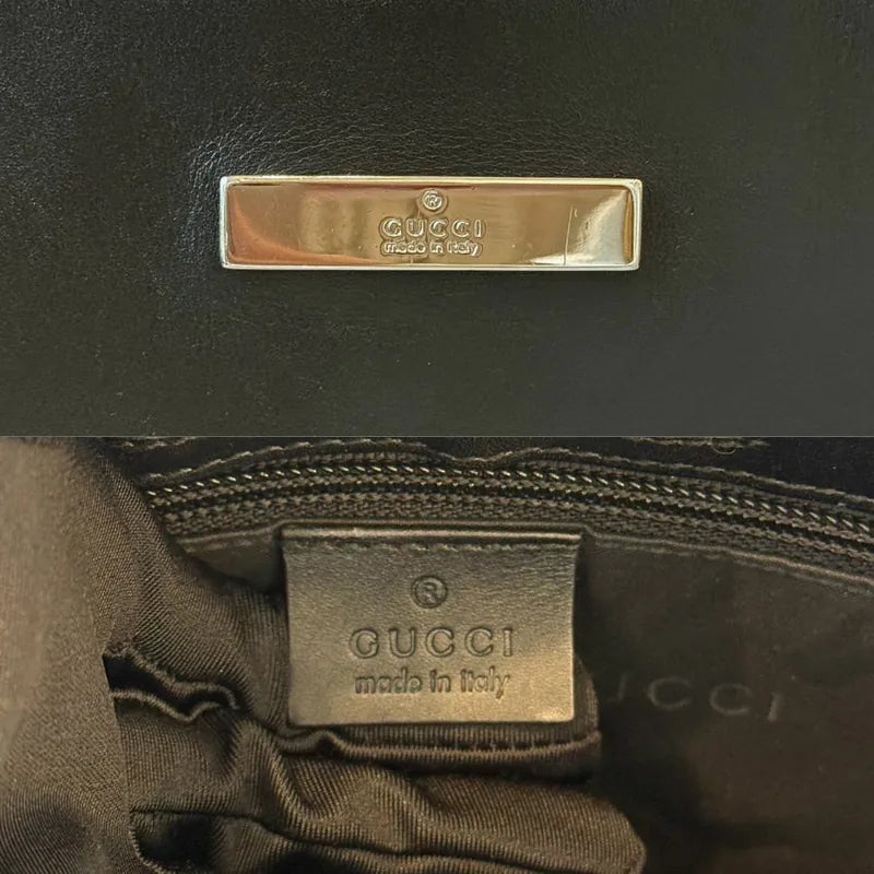 jx411-gucci-black-leather-shoulder-bag