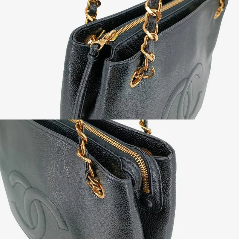 ra092-chanel-vintage-black-caviar-leather-embossed-logo-tote-bag