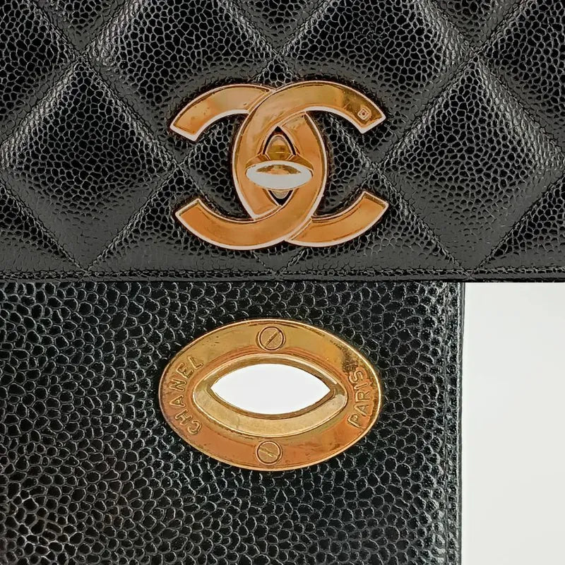 c319-chanel-vintage-black-caviar-leather-qulited-jumbo-flap-bag