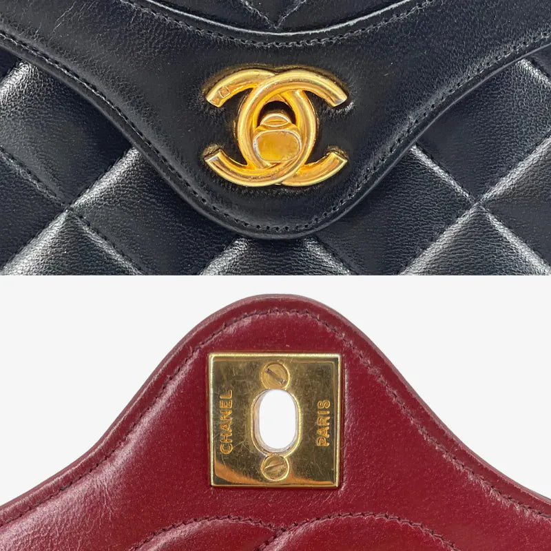 ra652-chanel-vintage-black-lambskin-quilted-flap-bag