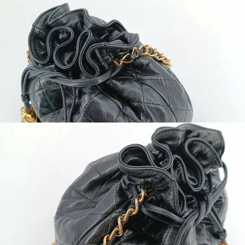 ra586-chanel-vintage-black-lambskin-drawstring-bucket-bag