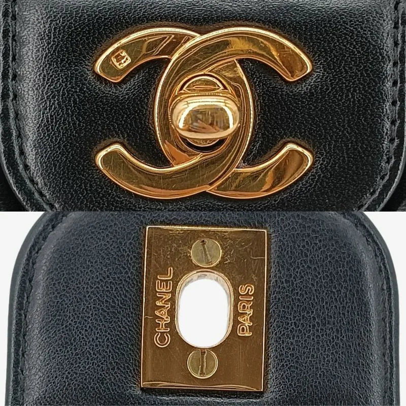 rb377-chanel-vintage-black-lambskin-vertical-flap-bag