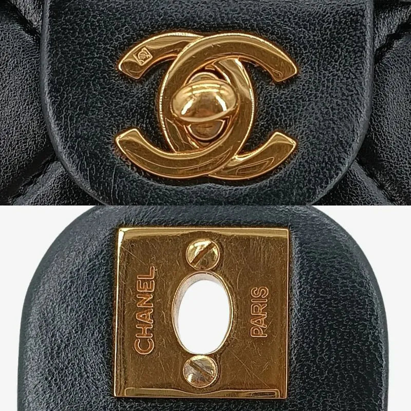 rb179-chanel-vintage-black-lambskin-17cm-mini-square-flap-bag