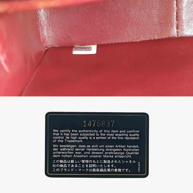 js608-chanel-vintage-black-lambskin-quilted-flap-bag