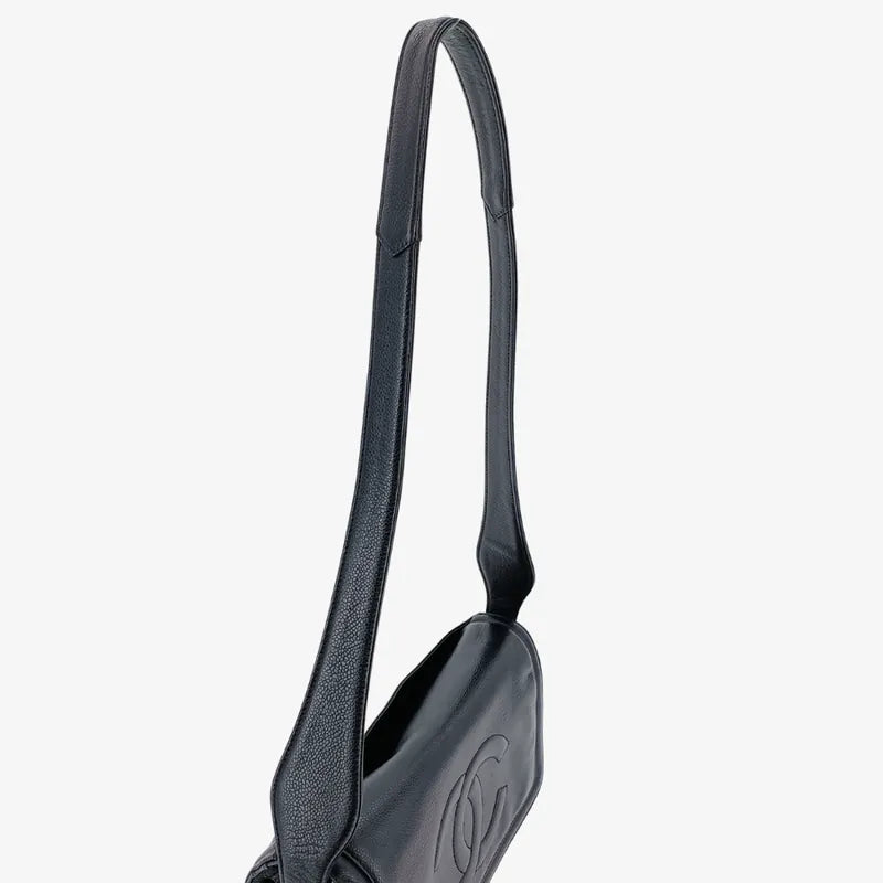 jw197-chanel-vintage-black-caviar-leather-quilted-flap-bag