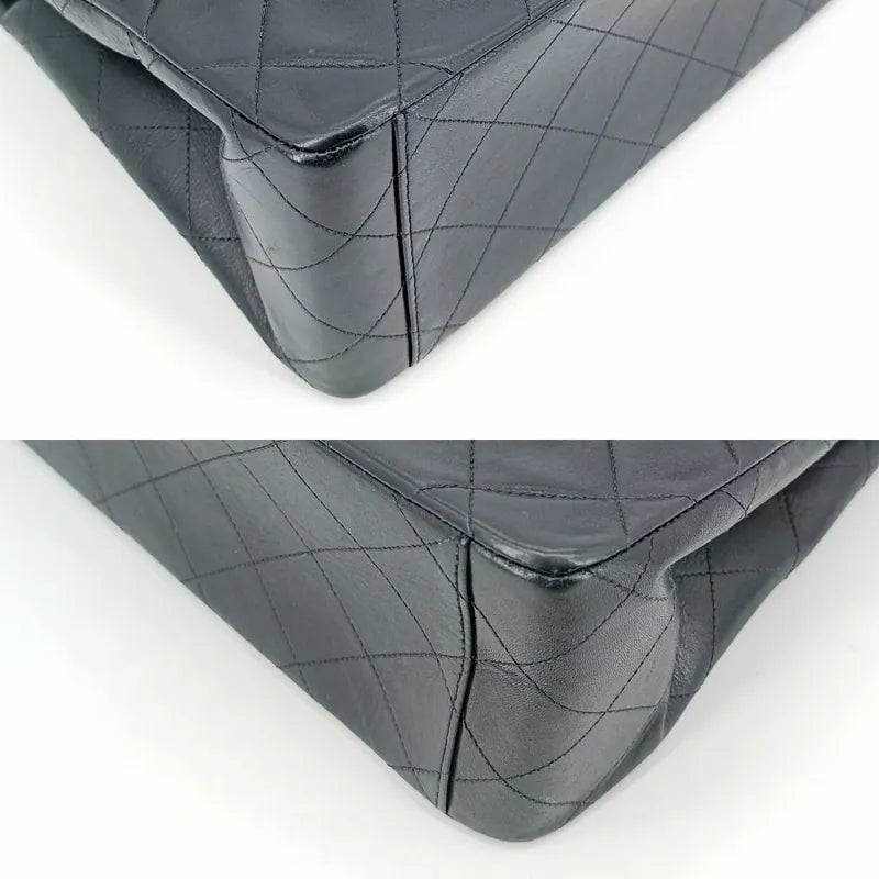 c309-chanel-vintage-black-lambskin-maxi-classic-flap-bag