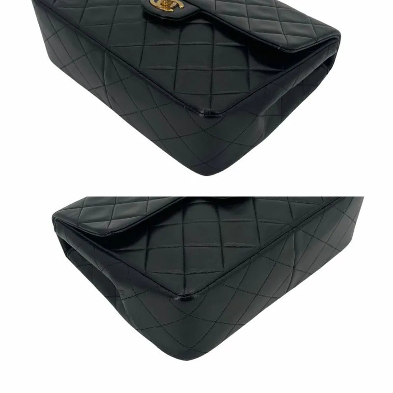 jw671-chanel-vintage-black-lambskin-20cm-mini-square-flap-bag