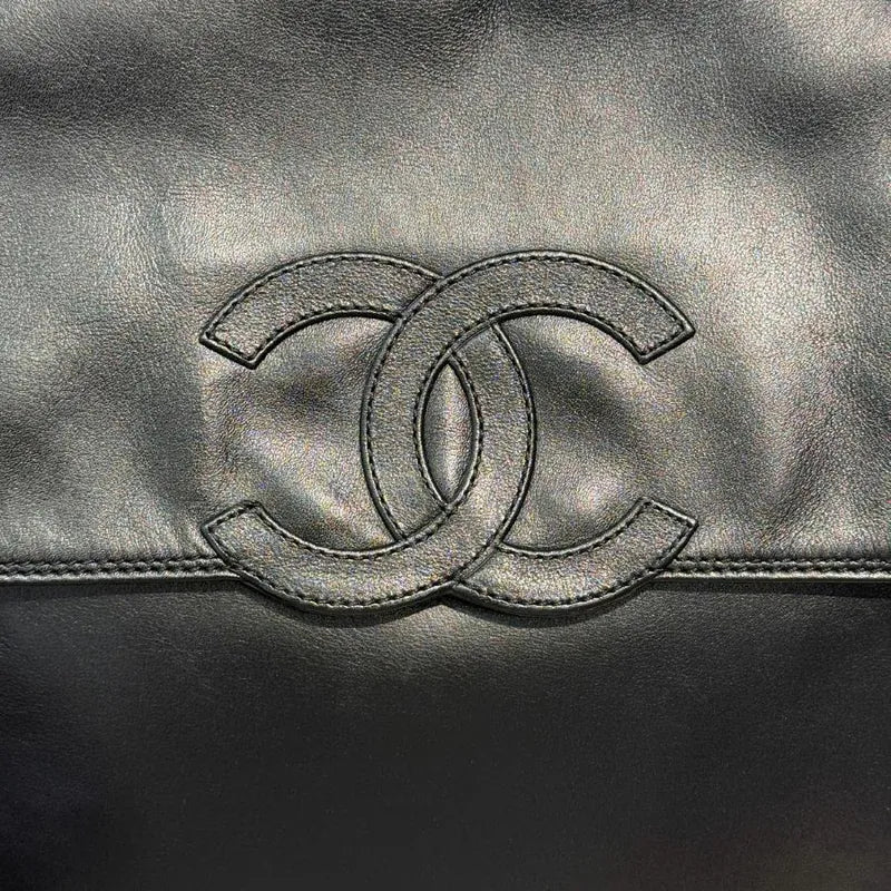 jx064-chanel-vintage-black-lambskin-backpack