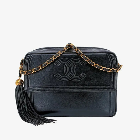 jah193-chanel-vintage-black-lambskin-tassel-camera-bag