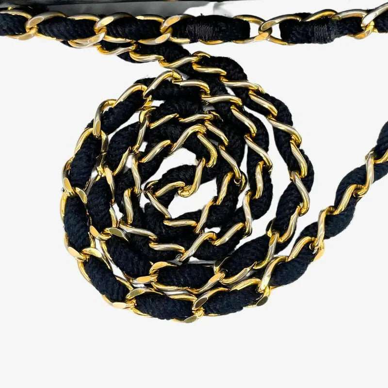 c544-chanel-vintage-black-lambskin-scallop-flap-bag