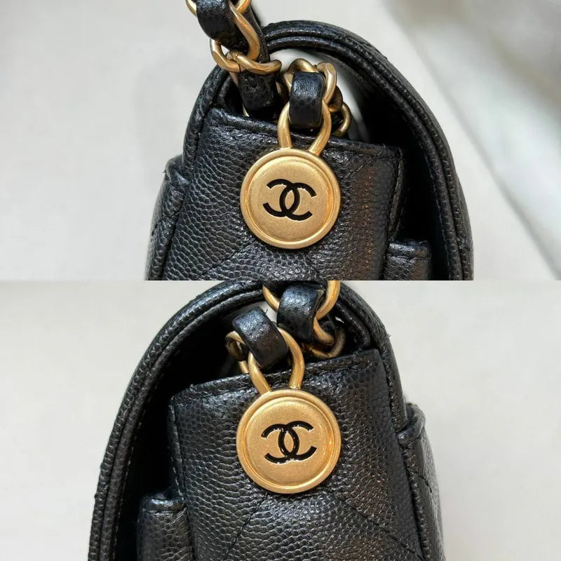 yu009-chanel-black-caviar-leather-mini-square-flap-bag