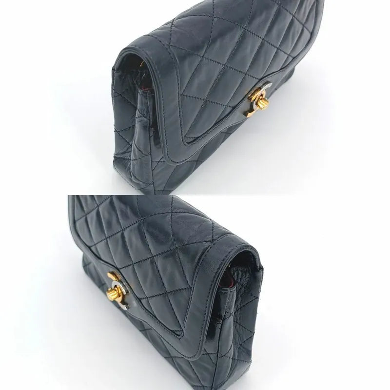 jr529-chanel-vintage-black-lambskin-paris-limited-flap-bag