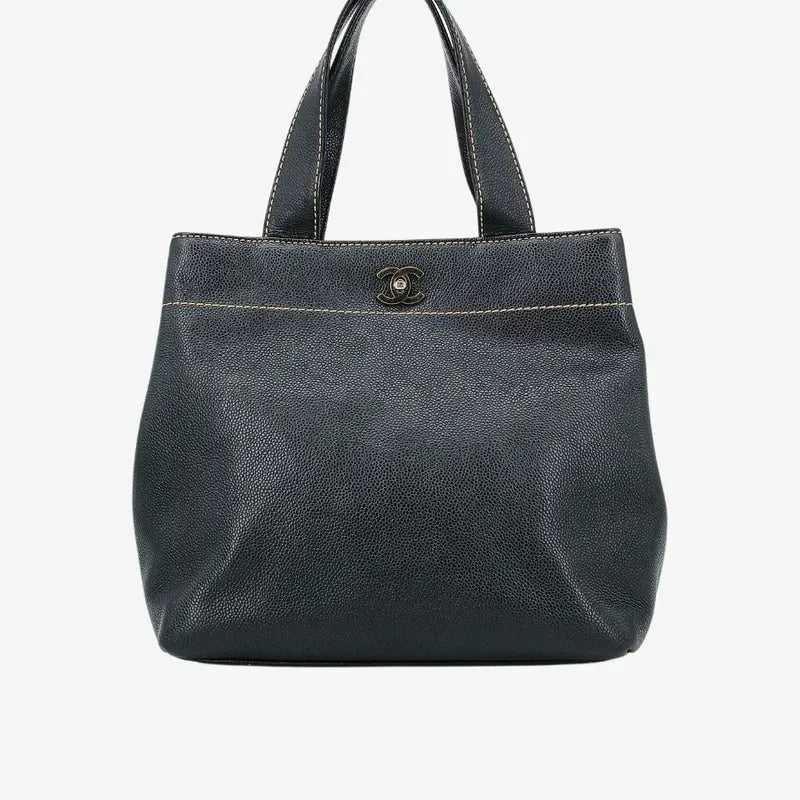 ra091-chanel-vintage-black-caviar-leather-tote-bag