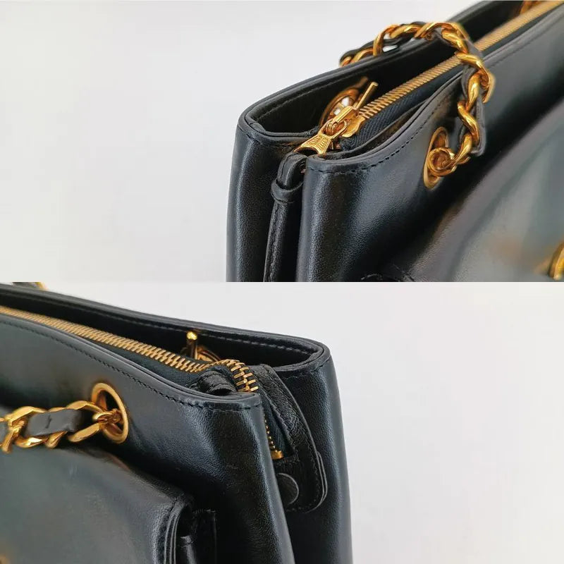 rb240-chanel-vintage-black-lambskin-golden-ball-tote-bag