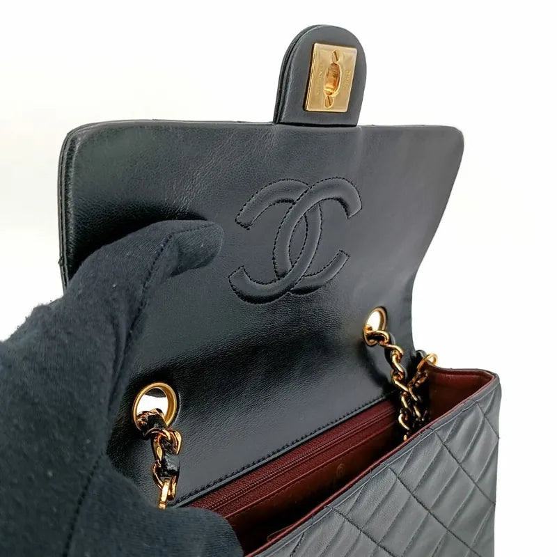 jt036-chanel-vintage-black-lambskin-20cm-mini-square-flap-bag