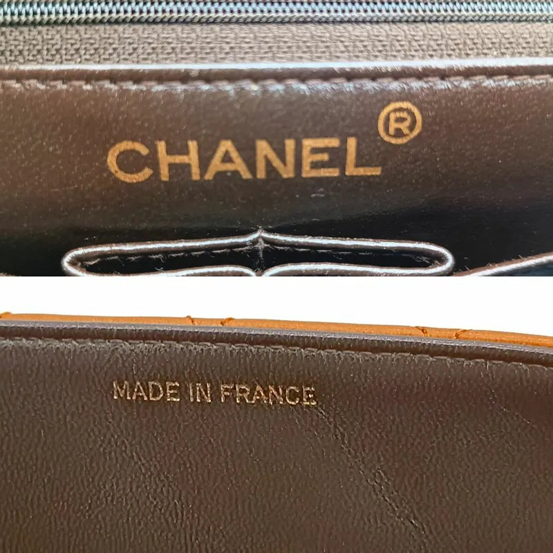 js678-chanel-vintage-brown-lambskin-20cm-mini-square-flap-bag