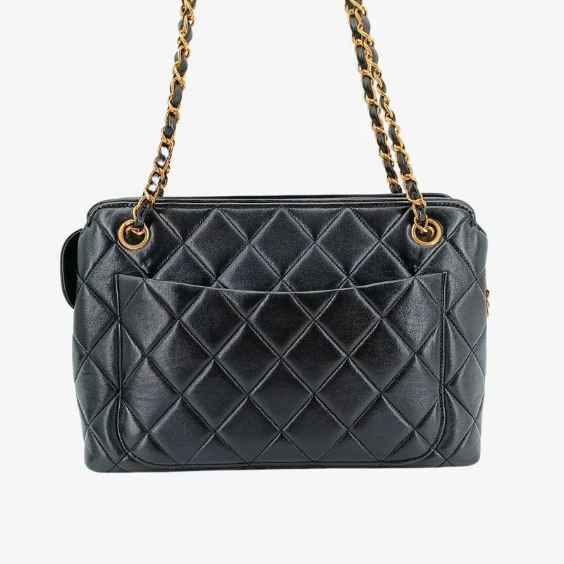 rb197-chanel-vintage-black-lambskin-sun-flower-charm-tote-bag