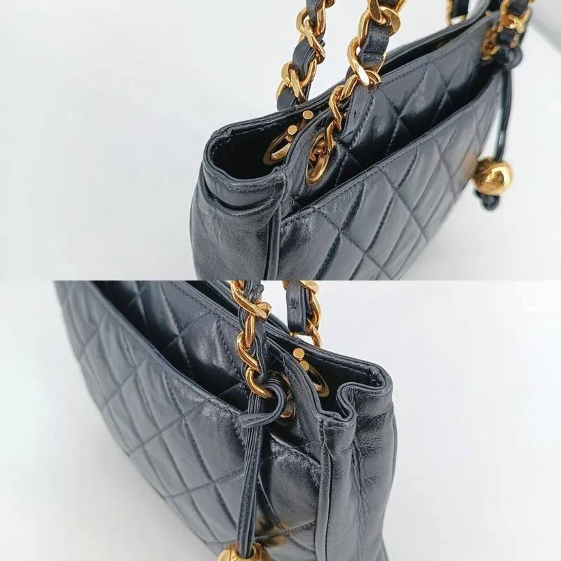 c435-chanel-vintage-black-lambskin-quilted-mini-tote-bag