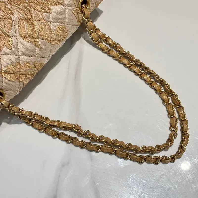 c536-chanel-bicolor-gold-ivory-canvas-25cm-classic-flap-bag