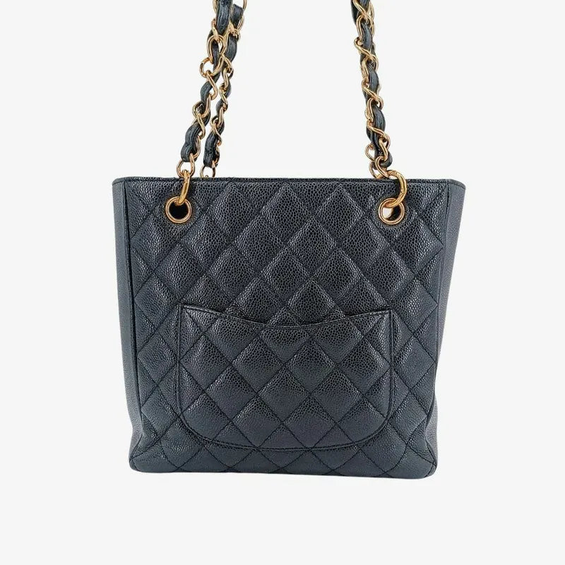 rb589-chanel-vintage-black-caviar-leather-embossed-logo-pst-tote-bag