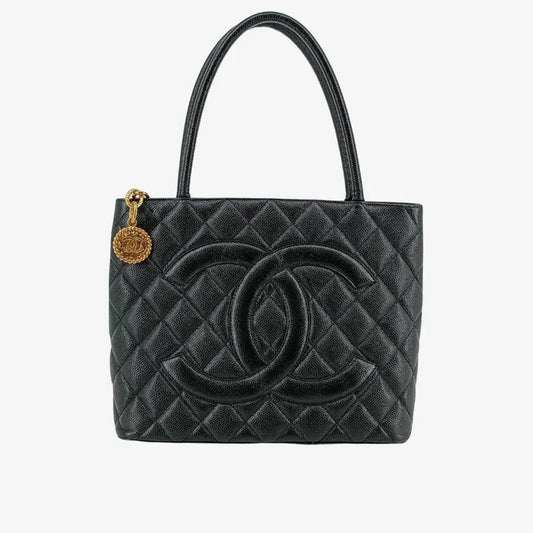 js431-chanel-vintage-black-caviar-leather-1804-tote-bag