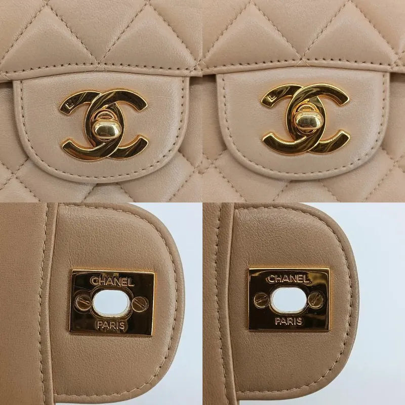 js724-chanel-vintage-beige-lambskin-23cm-double-side-flap-bag