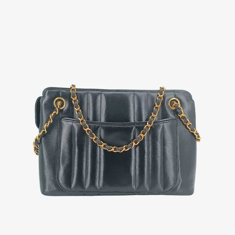 jt106-chanel-vintage-black-lambskin-sun-flower-charm-tote-bag