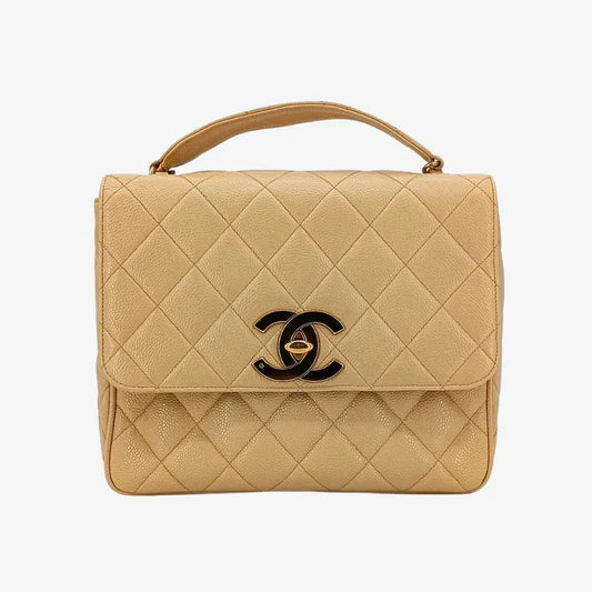 c468-chanel-vintage-beige-caviar-leather-big-cc-flap-bag