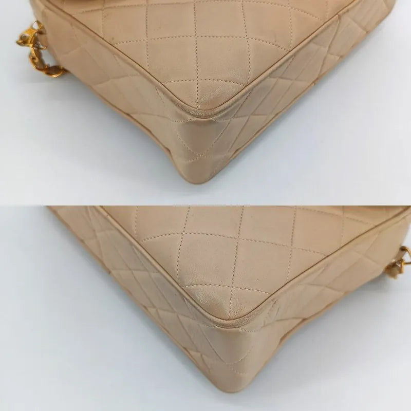 jt181-chanel-vintage-beige-lambskin-tassel-camera-bag