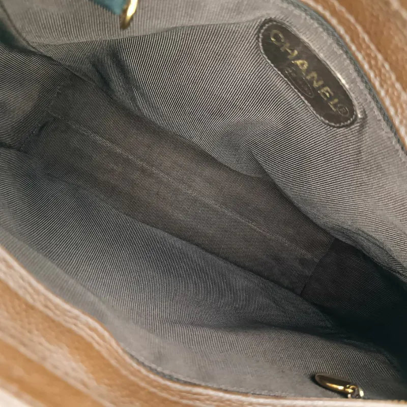 jw068-chanel-vintage-brown-caviar-leather-6cc-embossed-logo-tote-bag