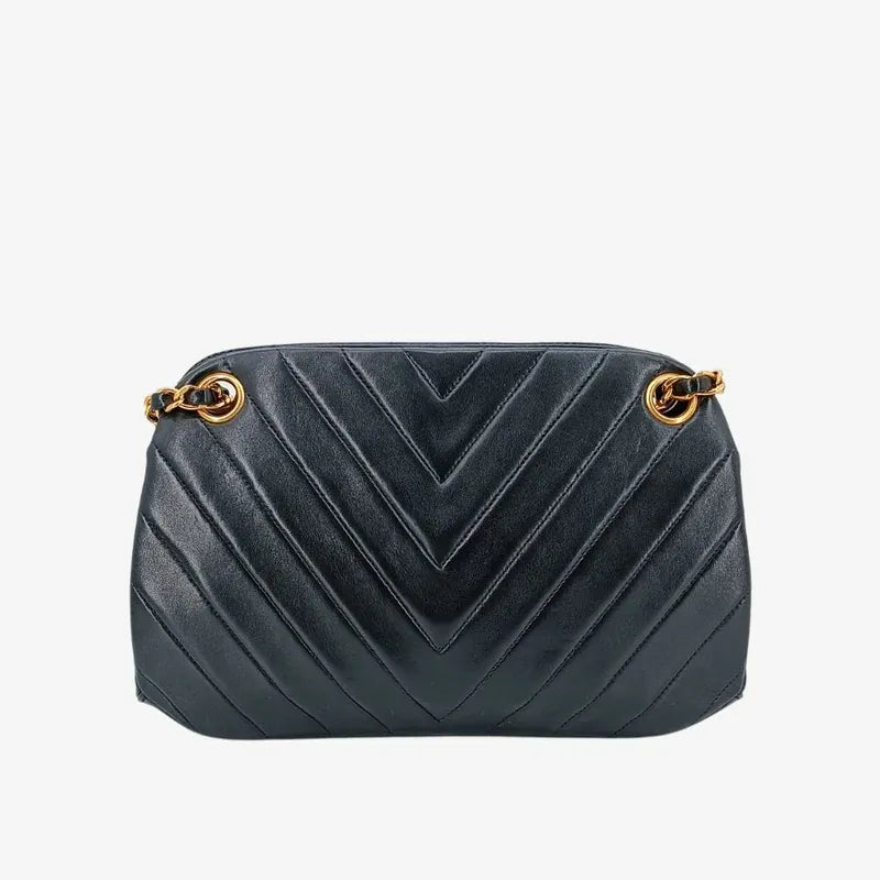 jt293-chanel-vintage-black-lambskin-chevron-handbag